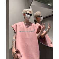 麂皮绒背心/马甲/坎肩2025夏季男装无袖T恤XZ514-2-2024120-P28，男装T恤，星座514-2(原B239)