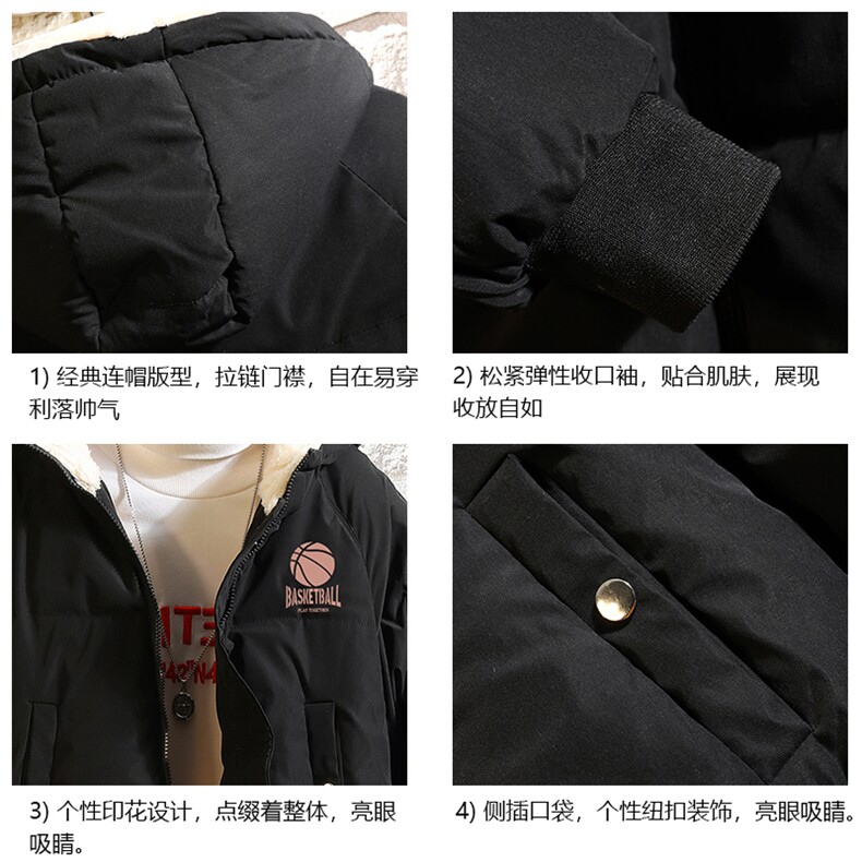 MY16237-P100加厚加绒连帽衣男大码服男面包服男砖墙挂拍,男装棉衣,电商A040A