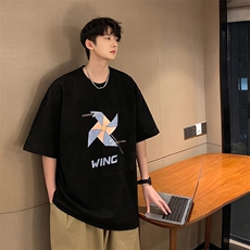 麂皮绒短袖t恤男大码半袖男JD82112-P25，男装T恤，电商A040