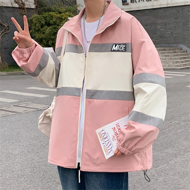 秋冬款棒球服夹克外套男潮牌字母刺绣情侣学生22125-P65控108,男装夹克,星座717