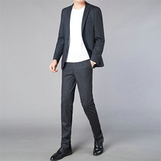 2021商务正装男爸爸装时尚西服两件套套装中年装ASD8959-P265，男装西服套装，电商B212（原钱塘6029）