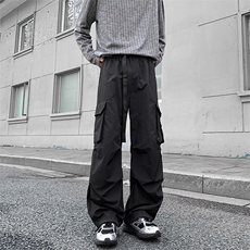 春季美式潮牌宽松工装阔腿休闲大口袋冲锋裤男C5395-TP3568，男装工装外套，电商A102