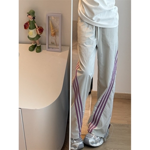 【网图有货】三条杠速干工装裤男美式hiphop裤子直筒X50LL-特P38图片