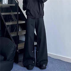 春秋款cleanfit小众微喇叭西裤男装休闲拖地长裤子潮牌K6710-P40，男装西裤，星座412-3