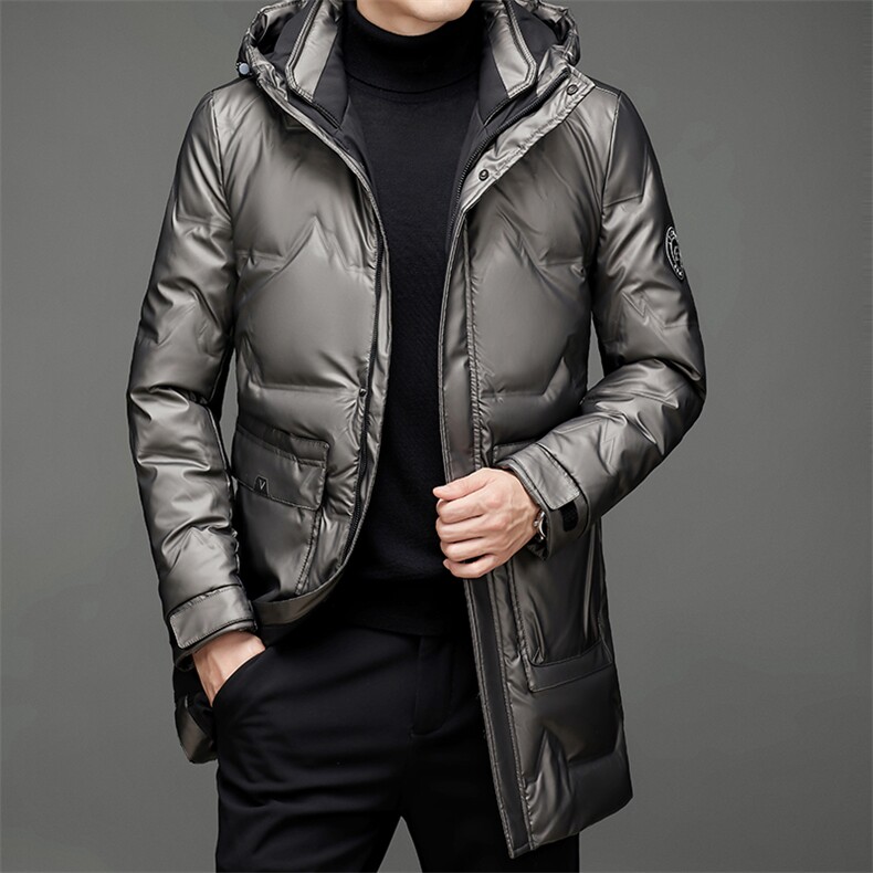 BAMJ-6055钱塘2020-2中年男士冬季厚款休闲百搭羽绒服外套P225,男装羽绒服,钱塘207-2