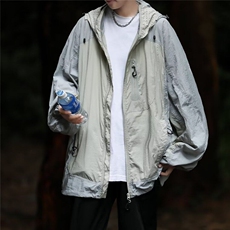 防晒衣男夏季防紫外线徒步连帽冲锋衣山系户外钓鱼登山服，男装防晒衣，星座506A