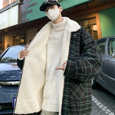 羊羔毛棉服男冬季新款休闲外套潮牌棉衣棉袄M133P120控158，男装棉衣，电商A157
