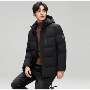 新款男士羽绒服白鸭绒加厚防寒帽子可脱卸309B-3-E067-P250图片