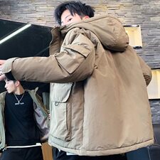 【】A003-HY8003-P135秋冬新款多口袋时尚连帽棉衣家乐1，男装棉衣，电商A003