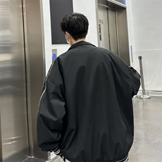 2023外套男士春秋款美式复古潮牌上衣冬季高街立领休闲男装夹克，男装夹克，星座716-4