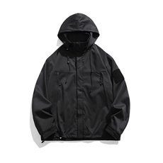 外27-2GANYOU日系拉链袋防泼水可隐藏式连帽冲锋衣JK20-P140，男装夹克，新杭派外27-2