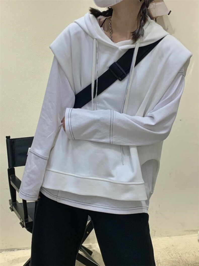 卫衣马甲百搭款，女装卫衣/绒衫，Alissa Lin