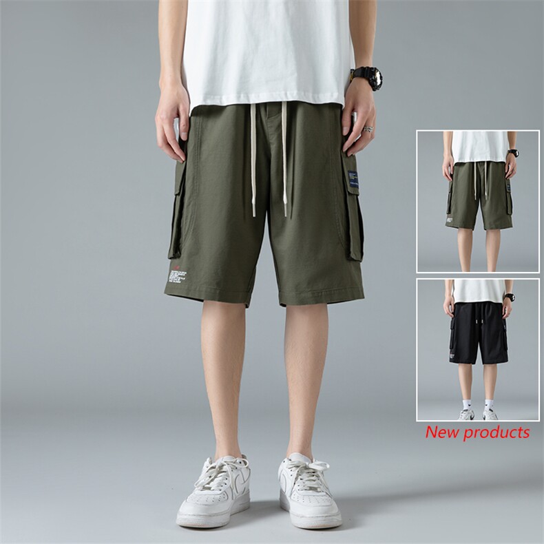 夏季新品五分裤男生短裤宽松休闲运动百搭工装裤子DK21218P-30,男装牛仔裤,电商A128