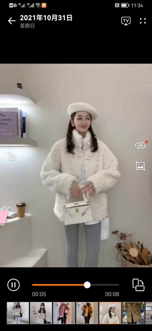 冬季牛角扣皮毛一体，其它，戈朴