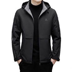 DJ23YR9916钱塘2020-3新款商务休闲连帽冬季厚款羽绒服P250，男装羽绒服，钱塘207-3