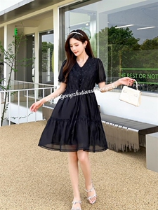 重工刺绣订珠系列连衣裙爆热卖中,女装连衣裙,天使公主