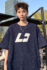 ！2026夏季新款男士发泡立体印花潮牌碎花短袖T2530特P28，男装T恤，电商B220