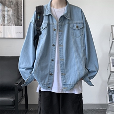 牛仔夹克男大码牛仔外套男茄克NJ77370-P60，男装夹克，电商A040