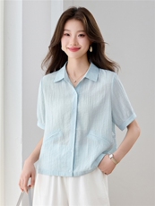 现货！现货！2026夏季新款时尚宽松衬衫女，女装衬衫，以桐