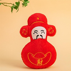 童话毛绒 发财神毛绒玩具可爱精品娃娃机公仔玩偶