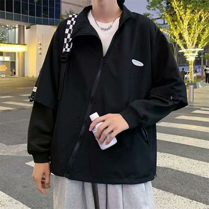 男秋季外套潮牌街头工装外套X74P55图片