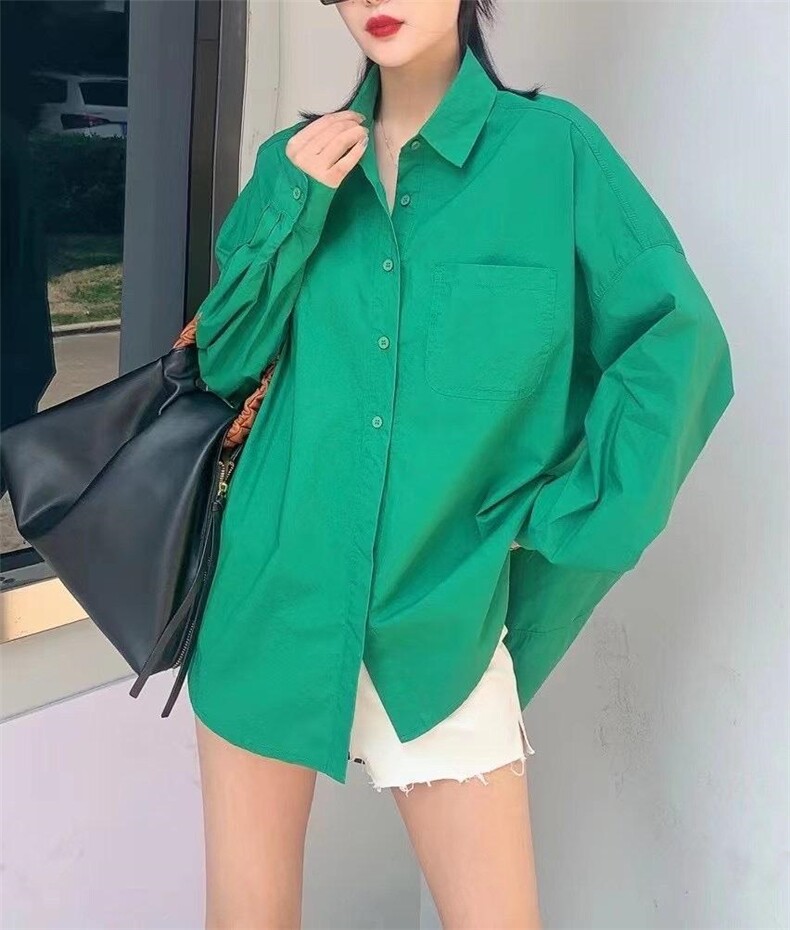 面料、高温砂洗工艺，简单又不失个性，防晒衬衣超好看，其它，程稀