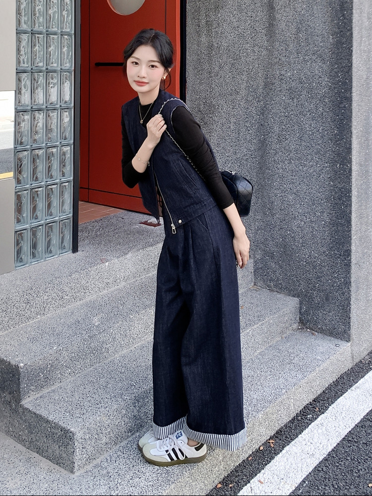 2025秋冬款牛仔套装2602-P175-K248,女装套装/套裙,2D013