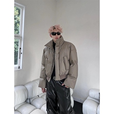 秋冬短款加厚棉服外套小众高级立领保暖面包服男女M8145，男装棉衣，星座1116A（原606A-3）