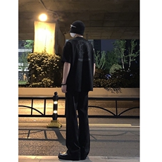 B221美式ins高街纯色情侣款休闲微喇冰丝西裤LK23083-P55控78，男装休闲裤，电商B221