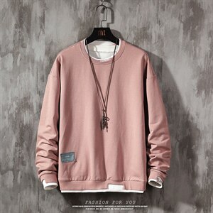 ins春季男士卫衣套头宽松日系潮上衣青少年卫衣W777-P30图片