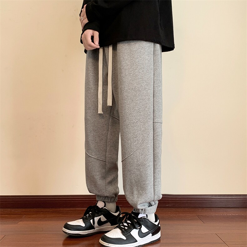 春季新款裤子男潮牌运动裤宽松男士束脚裤休闲长裤DK18P48控78,女装休闲裤,电商A086