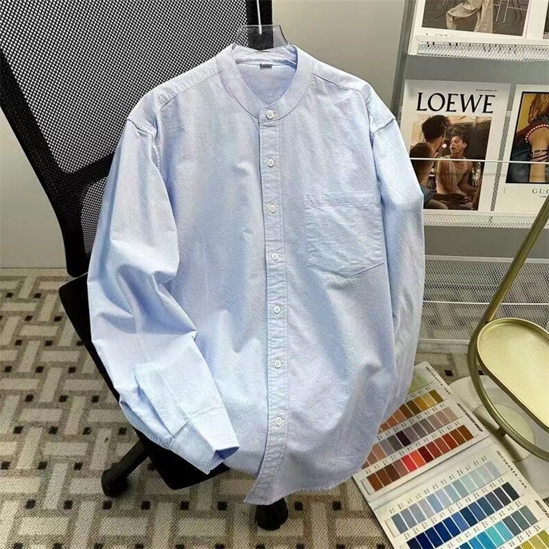 亚麻衬衫男长袖秋季百搭风男装衬衣宽松男士外套棉麻休闲上衣，男装衬衫，星座1307（原1902D）