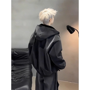 现货~座山雕皮衣连帽棉服外套 夹克JK010 特P78 棉衣MF010 P108图片