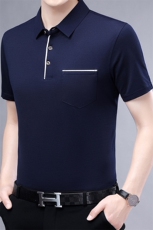 男士短袖t恤潮流休闲2023夏季新款立领拉链衣服夏天上衣，男装T恤，电商B212（原钱塘6029）