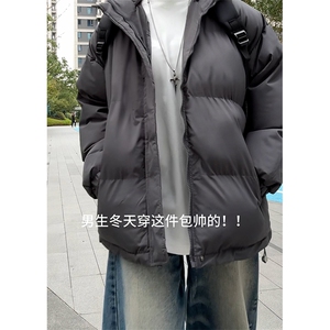 现货高品质美式高街冬季重磅三防加厚羽绒棉衣厚外套面包棉服图片