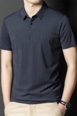 Y6996钱塘2020-2无痕精品高端男士短袖翻领T恤舒适P63，男装T恤，钱塘207-2