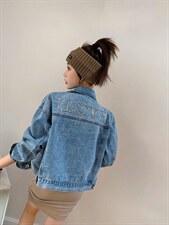 22001# 欧韩风水钻铆钉工艺牛仔外套，其它，锋味