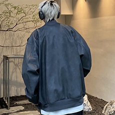 男士痞帅男装机车短款皮衣外套春秋新款pu皮夹克J2513P90控138，男装夹克，电商A157