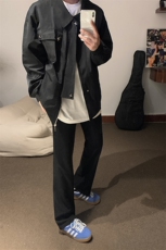 B221美式ins高街暗黑金属感宽松休闲外套上衣SY2303-P90控118，男装夹克，电商B221