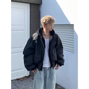 JY663-P66 冬季棉服棉衣男生保暖面包服运动休闲潮牌帅气外套图片