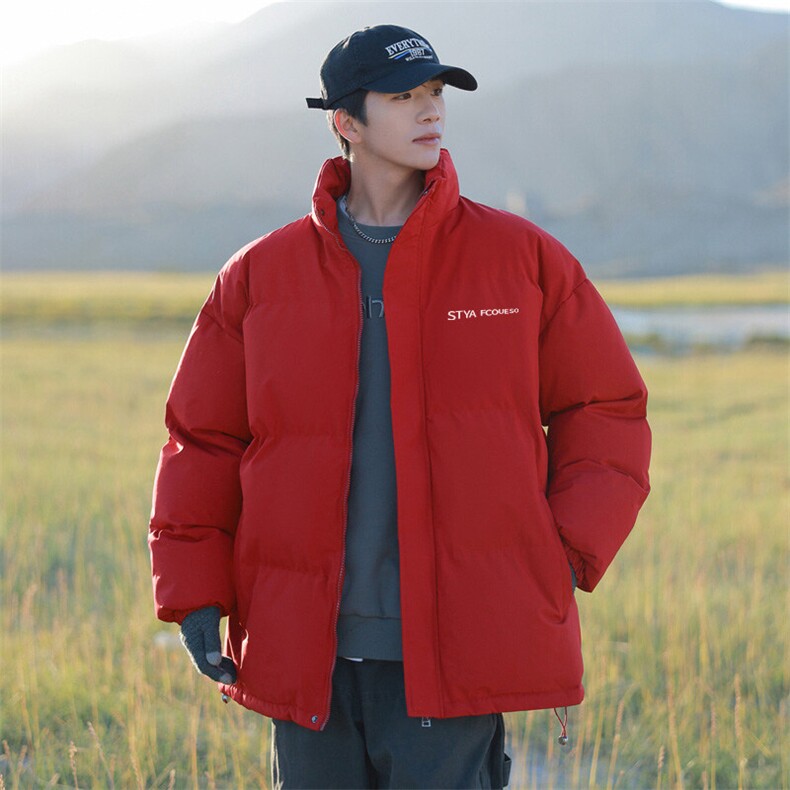 现货 抖音得物可供视频 冬季三防加厚羽绒棉衣外套面包棉服 81174图片