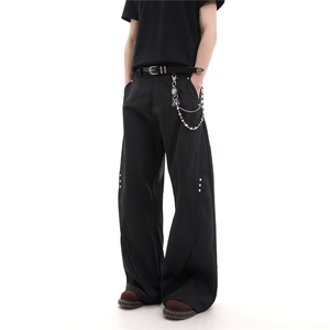 AK2059-P66美式复古高街潮流港风休闲牛仔裤,女装休闲裤,星座617A-2