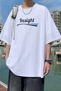 特批P20新款纯棉印花短袖t恤男夏季青少年初中高生帅气半袖TX525图片