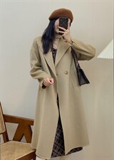 独屿双面羊毛大衣现货，其它，独屿