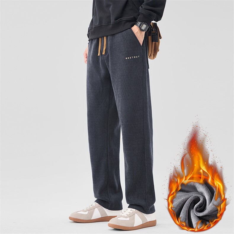 美式直筒休闲裤男秋冬2025款潮流宽松加绒运动长裤JRG03-特P40，女装休闲裤，星座610（原A335）