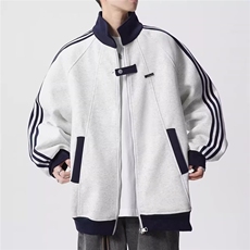 1506-1/GJK220/P45美式拼接运动夹克男秋季加绒加厚卫衣1，男装夹克，星座1506A