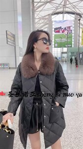 皮羽绒服图片