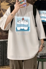 Q11148-P30春夏季七分袖t恤男大码五分袖男短袖中袖，男装T恤，电商A040