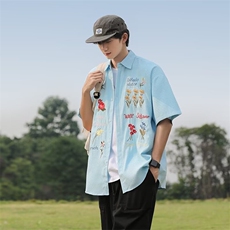 男士短袖夏季2024新款C5234P40，男装T恤，星座1116-2