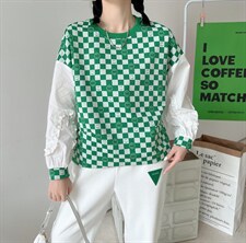 春款拼接卫衣，女装卫衣/绒衫，英雅姿秀